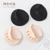 Meias Femininas Almofadas para Antepé Meia Sola Salto Alto Estilo Fino de Verão Almofadas de Esponja Cortáveis Meias Invisíveis Separadas para Cinco Dedos