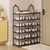 Zapatero sencillo para la entrada del hogar, solución de almacenamiento multicapa pequeña y estrecha, artículo más vendido de 2026, ideal para residencias estudiantiles y alquileres, almacenamiento de zapatos