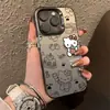 Pastel de Fresa Gato Kt Manzana 18Promax Funda para Teléfono Móvil Personalizada PC Duro iPhone17 Modelo para Niñas con Alto Valor Estético