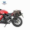 Muscle car Wolf adequado para Honda CBR400R bolsa lateral bolsa de lona bolsa de computador de negócios pasta modificação com trava de liberação rápida