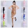 Pearl love masculino e feminino alta elasticidade Europeu e Americano tamanho grande brilho oleoso sedoso sexy transparente respirável body justo