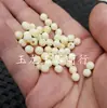 Wenwan contas soltas amarelo óleo de galinha cera de abelha amarela contas redondas soltas contas soltas de cera de abelha rosa pulseira DIY colar contas soltas tecidas