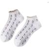 Calcetines Finos de Verano para Mujer, Calcetines Invisibles Antibacterianos, Absorbentes de Sudor, con Ribete de Encaje, Resistentes al Olor, Calcetines Cortos Antideslizantes, Calcetines Bajos de Algodón para Mujer, Transpirables