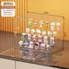 Vitrine de Acrílico Transparente Magnética Multicamadas Boneco de Figura Armazenamento de Grande Capacidade Suporte Armário de Armazenamento de Emblemas