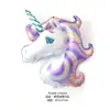 Decoración de Cumpleaños Infantil Globo Globo de Unicornio Escena de Fiesta para Niñas Diseño Globo de Película de Aluminio de Unicornio Grande