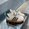 Nuevos Zapatos de Entrenamiento de Malla para Niñas Primavera y Verano Estilo Alemán Casual Transpirables Zapatos Deportivos de Malla Estilo Coreano Niños Suela Suave Zapatos Forrest Gump
