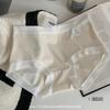 Ropa interior de leche francesa para la piel para mujer 7A antibacterial entrepierna inferior otoño e invierno gruesa cómoda para la piel de niña cintura media calzones de niña