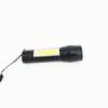 Linterna COB potente transfronteriza con luz lateral, aleación de aluminio, recargable por USB, mini linterna LED telescópica con zoom, luz de regalo