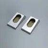 Atacado de Fábrica Suporte de Barra de Roupa em Formato de Coração de Plástico, Base de Flange para Guarda-Roupa, Base para Barra de Roupa, Suporte Oval para Tubo de Roupa, Base Fixa