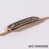 Fivela decorativa longa de 25 mm Fivela quadrada para sapato Fivela de agulha para bagagem Sapato Flor Acessórios para roupas Pin Pin Mark Fivela decorativa em estoque