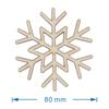 Cross-border Natal oco de madeira floco de neve decorativo pingente estilo variedade original madeira cor DIY artesanato com corda de cânhamo
