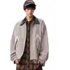 Chaqueta Elegante para Hombre Primavera y Otoño 2025 Marca de Moda High Street Estilo Hong Kong Estilo Japonés Estilo Harajuku Estilo Coreano Chaqueta Holgada de Moda