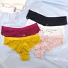Braguitas para Mujer Sin Costuras de Tiro Bajo Caladas Malla Transpirable Braguitas para Mujer Amigables con la Piel Braguitas de Encaje Sexy para Mujer