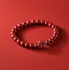 Pulseira de Cinábrio, Nova Pulseira Estilo Chinês Areia Dourada Roxa, Pulseira de Cinábrio Lótus Pedra Olho de Gato, Pulseira de Pedras Olho de Gato com Contas