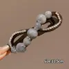 Elegante Pinza para el Cabello para Mujer, Pinza Retorcida de Alta Gama para la Parte Posterior de la Cabeza, Pasador Floral, Accesorio para el Cabello, Pinza de Pato, Pasador