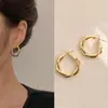 Aguja de plata 925, diseño de nicho, aretes de puesto de mercado nocturno, fuente mayorista, aretes de moda estilo coreano, aretes populares