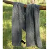 Bufanda de Punto Calado Nueva Colección Otoño-Invierno 2026, 100% Cachemira Pura Cepillada para Mujer, Suave, Agradable para la Piel, Cálida y Versátil
