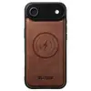 Adecuado para Funda de Teléfono Móvil Iphone18Promax, Funda de Cuero, Carga Inalámbrica Samsung S26U, Soporte Magnético para Coche Magsafe