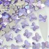 Rhinestones de Cristal Irregulares Mariposa Fondo Plano de 6*7mm Decoraciones de Diamante Coloridas para Uñas Uñas Portables Arte de Uñas DIY Rhinestones al por Mayor