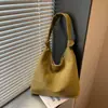 Cross2026 Outono Novo Estilo Coreano Bolsa de Axila Bolsa Tote Feminina Grande Capacidade Trabalho Deslocamento Bolsa de Ombro Único
