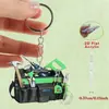 Colgante de llavero plano con etiqueta, estilo transfronterizo, adecuado para mochilas y bolsas de herramientas, nueva decoración acrílica, diseño simple, disponible para dropshipping