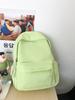 Bolsa escolar feminina Ins estudantes universitários Moda simples cor sólida grande capacidade nova mochila mochila moda mochila para estudantes do ensino médio
