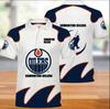 Transfronterizo 2024 explosiones AliExpress wish Amazon nuevo impresión digital 3D NHL playera tipo polo corta comercio exterior