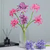 Tela de seda de alta calidad 2 cabezas Flor artificial Bianhua decoración del hogar arreglo floral de boda Flor falsa Bianhua