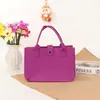 Bolsas de fieltro de color sólido al por mayor con diseños de logotipo personalizables, adecuadas para el Festival de Medio Otoño, el Festival del Bote del Dragón, Souvenirs de Vacaciones, Bolsas de Regalo para Bodas, Bolsas de Compras