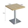 Celebridad de Internet Tienda de Té con Leche Tienda de Dulces Asiento de Tarjeta de Pared de Acero Inoxidable Sofá Mesa y Silla Estilo Madera Maciza Combinación de Banco para Cafetería