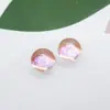 Nueva hemisfera de resina 10 mm plana polvo de oro efecto cielo estrellado material diy hecho a mano accesorios para joyería venta al por mayor