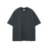 Camiseta Masculina de Manga Curta Verão Novo Produto Peso Pesado 385g Tamanho Grande Marca de Moda de Rua Cor Sólida Caimento Solto Unissex Camiseta de Manga Curta
