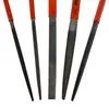 Lima de Mango Rojo Lima Triangular Lima Semirredonda Lima Plana Lima de Conformado Lima Gruesa Lima de Pulido y Acabado Lima para Metalurgia Herramienta Dorada