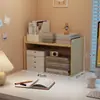 Prateleira de Armazenamento para Mesa, Livros e Diversos, Prateleira em Camadas Elevada, Organizador de Mesa de Escritório, Essenciais para Dormitório