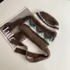 Chapéu Fair Isle Vintage para Mulheres, Balaclava de Inverno, Chapéu de Lã Tricotado Quente para Circunferência Craniana Grande com Proteção para Orelhas