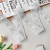 Malla Blanca Lentejuelas Bordado Encaje Patrón Exquisito Ropa Aplicable a Múltiples Escenarios Chaqueta para el Hogar Accesorios Decorativos