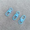 Chaveiro de Esmalte Colorido Acessório DIY Chaveiro Giratório de Boneca Fivela de Camarão Fivela em Oito