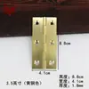 Dobradiça Antiga Chinesa de Cobre Puro Porta de Madeira Montagem Oculta Porta de Armário Dobrável Tela Dobrável Latão Espessado Abertura Plana Dobradiça Escovada