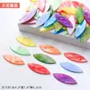 Materiales para manualidades de mosaico: piezas sueltas de acrílico, pétalos coloridos de forma irregular, partículas sueltas