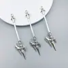 Conjunto Misto de 20 Pingentes de Espada, Pulseiras Criativas Feitas à Mão DIY, Colares, Chaveiros, Pequenos Acessórios de Pingente