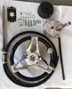 Sistema de dirección mecánica para motor fueraborda, motor fueraborda para yate, dirección por engranaje de turbina, dirección planetaria