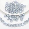 Atacado cristal em forma de vidro galvanizado contas torcidas Taobao DIY joias contas soltas 8mm contas torcidas 95/tira