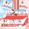 Papel de seda auténtico con estampado de Hello Kitty de Sanrio, lindos artículos de Hello Kitty, paquete de pañuelos portátil de bolsillo