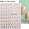 2023 Velada de Ortografía Caliente Pegatinas para Manicura Estilo Puro Deseo Niña Simple Estrellas y Estrellas de Cinco Puntas Pegatinas Adhesivas 3D para Manicura uña