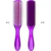 Suministro directo de fábrica peine de costillas tricolor peine de nueve filas peine de peinar peine de peluquería peine para el cabello peine con cojín de aire peine de masaje herramientas de peluquería