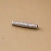 Grão de Madeira Retrô Tubo Reto Prata Esterlina S925 Prata Envelhecida Artesanal Acessórios para Pulseira Colar DIY Tubo de Prata Acessórios de Contas Espaçadoras Longas