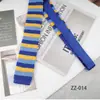 Gravata de Tricô Masculina Estilo Coreano, Plana Fashion Listrada Tendência 6cm de Lã, Exportação para Europa e América, Transfronteiriça, em Estoque