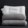 Almohada de tracción de látex anti-arco para protección de la columna cervical y ayuda para dormir, especialmente diseñada para dormitorios estudiantiles, juego de dos almohadas de soporte para el cuello para uso doméstico