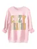 Amazon eBay site independente casual e confortável feminino outono e inverno espessado quente aconchegante estação moletom listrado