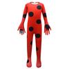 Disfraz de Halloween Nuevo Infantil de Una Pieza Estampado de Dibujos Animados Ropa de Actuación para Niña Ropa de Cosplay de Animal Mariquita